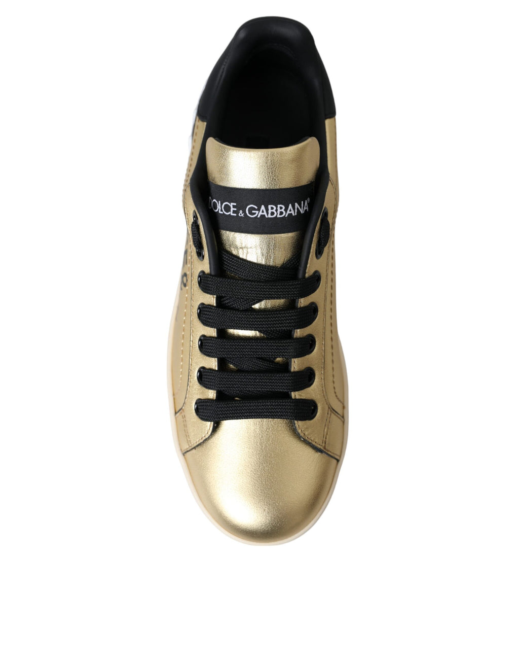 Dolce & Gabbana Gold Low Top Sneakers for Women additional view