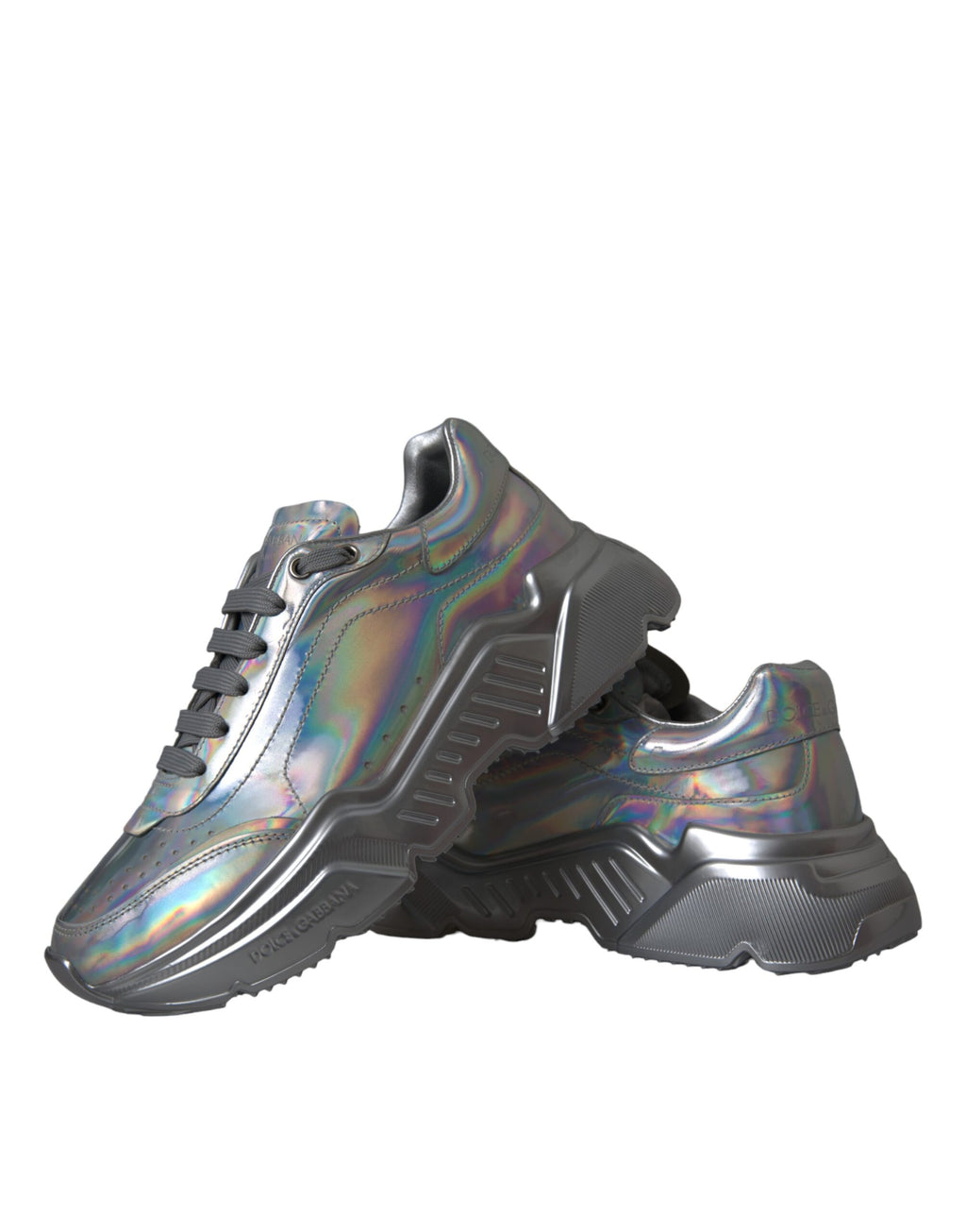 Dolce & Gabbana Silver Chunky Sneakers for Women additional view