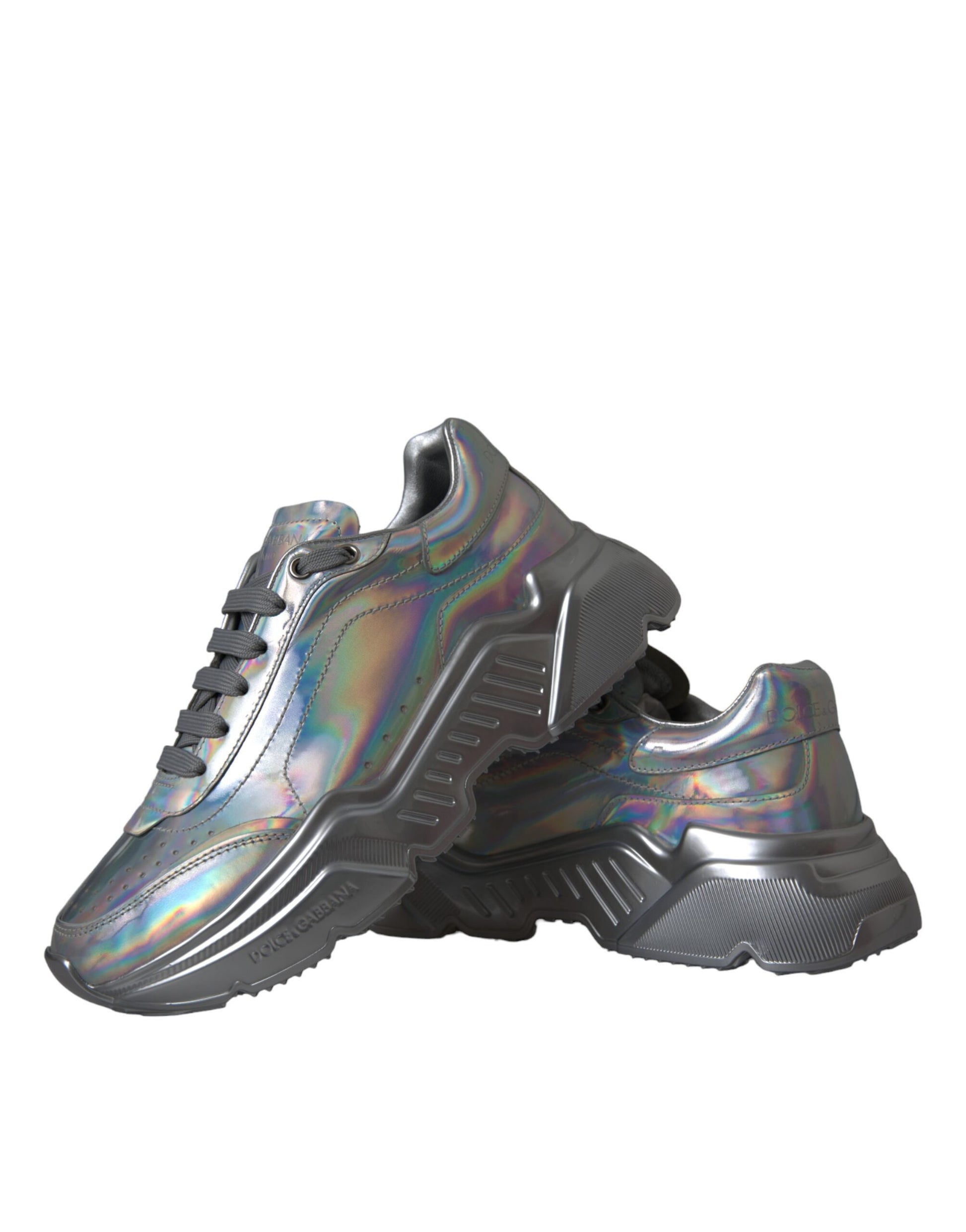 Dolce & Gabbana Silver Chunky Sneakers for Women additional view