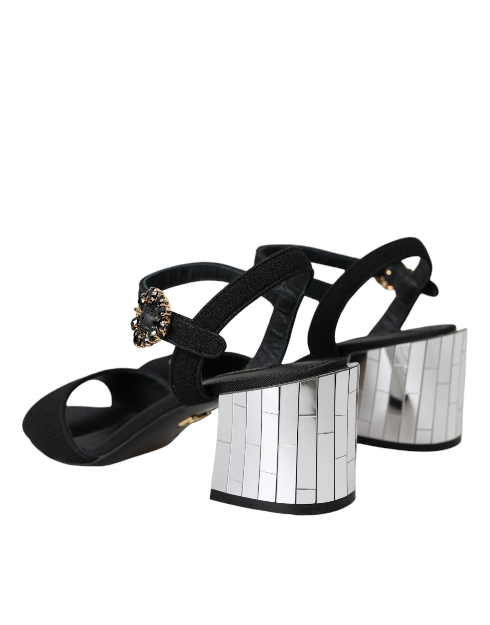 Dolce & Gabbana Black Stiletto Heels for Women side view