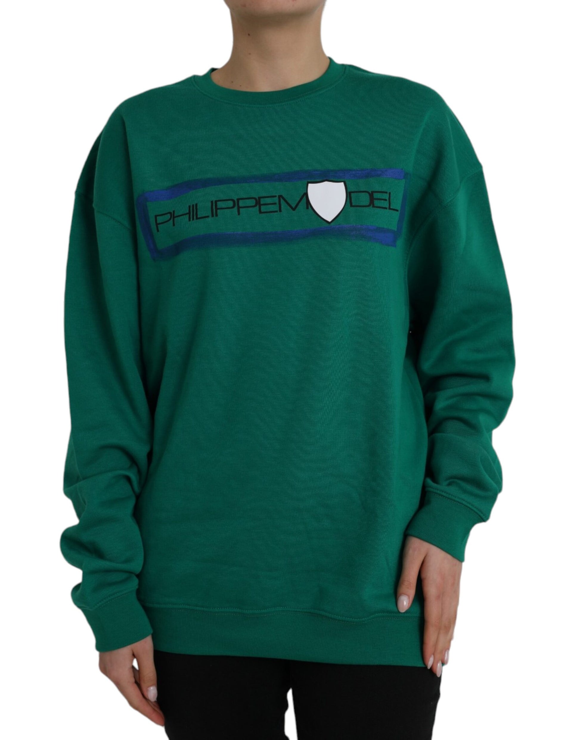 Philippe Model Green Sweatshirt for Women