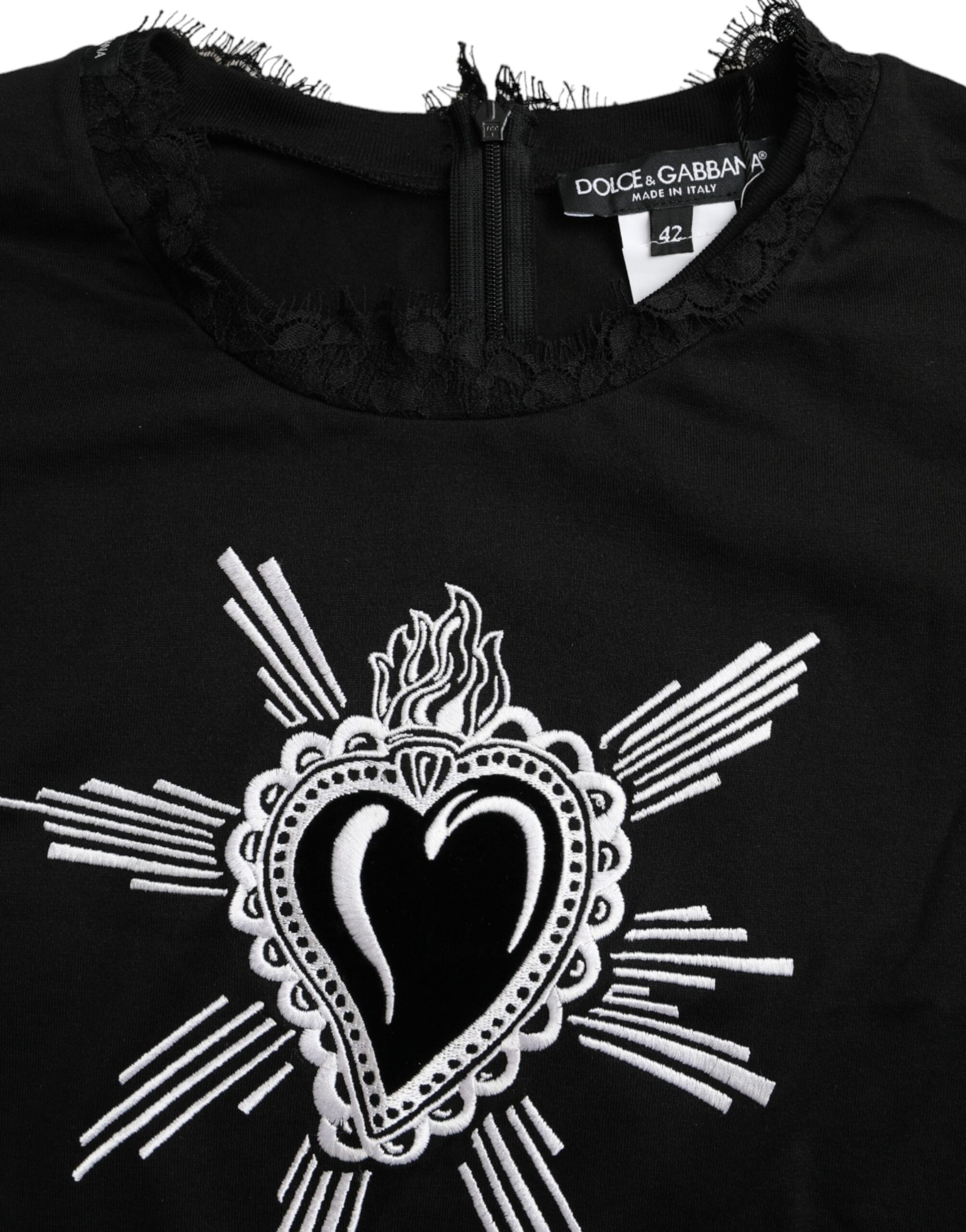 Dolce & Gabbana Black T-Shirt for Women additional view