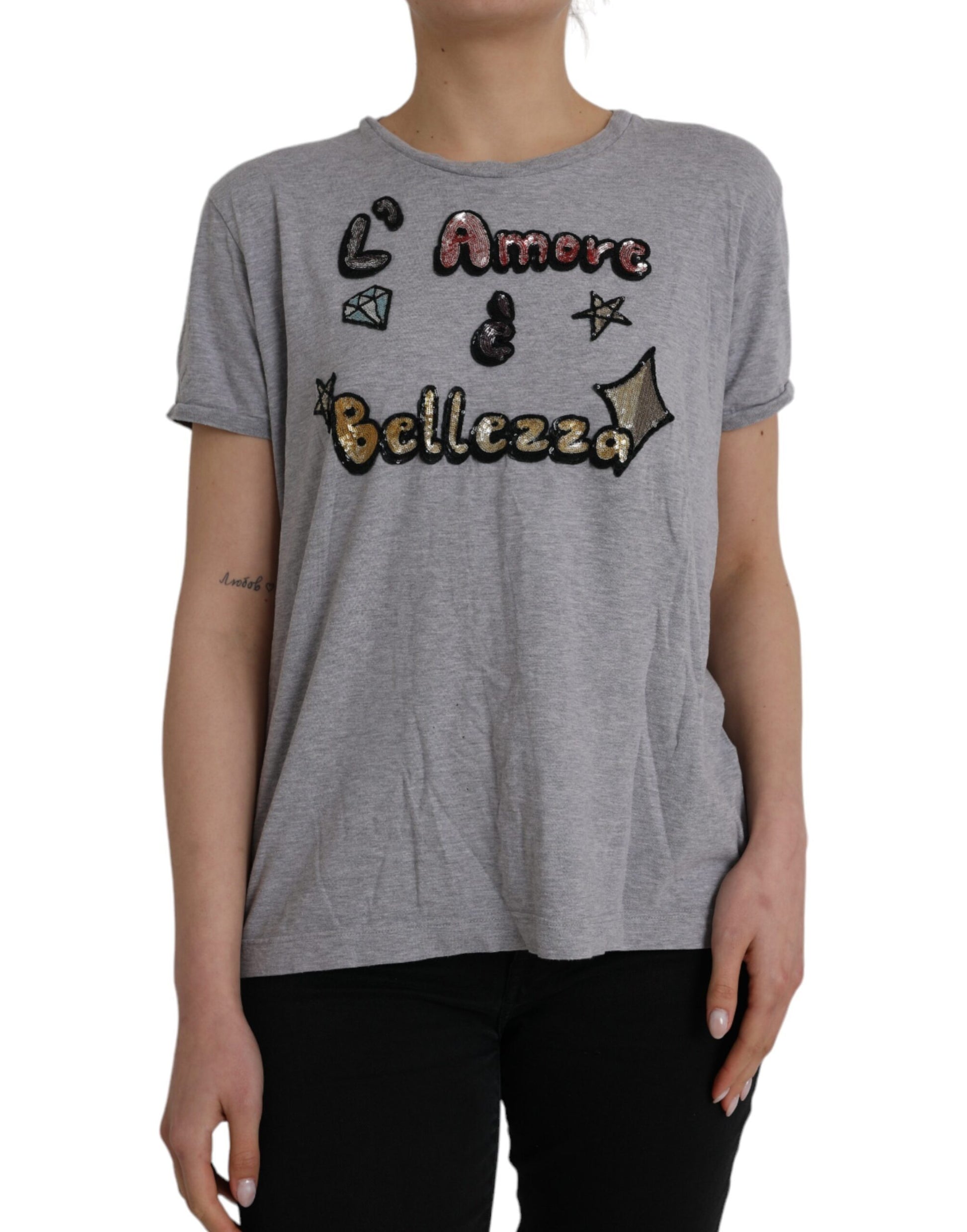 Dolce & Gabbana Grey T-Shirt for Women