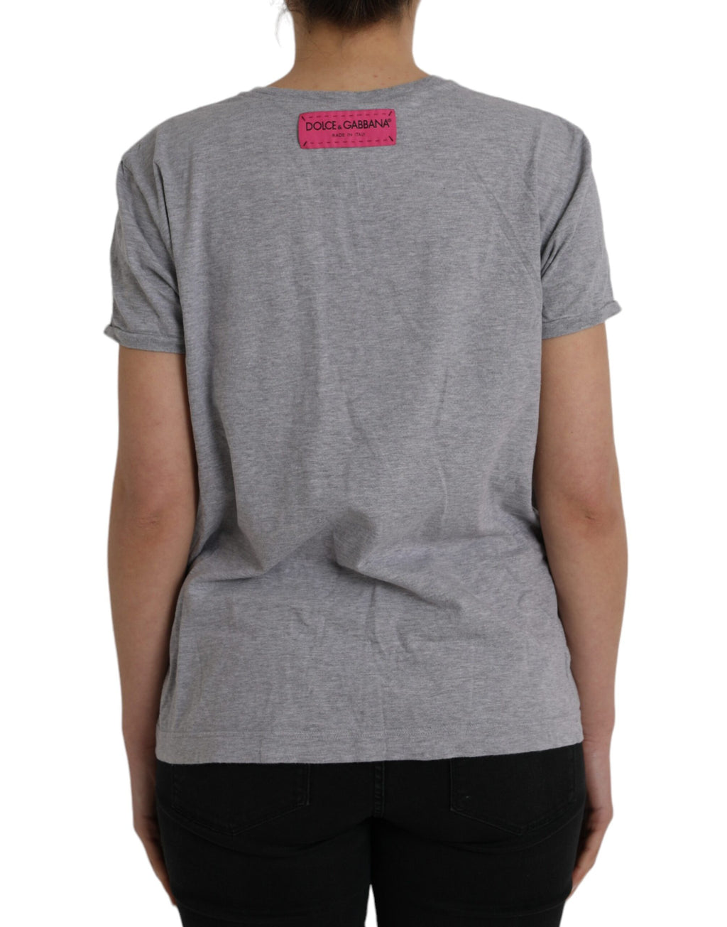 Dolce & Gabbana Grey T-Shirt for Women side view