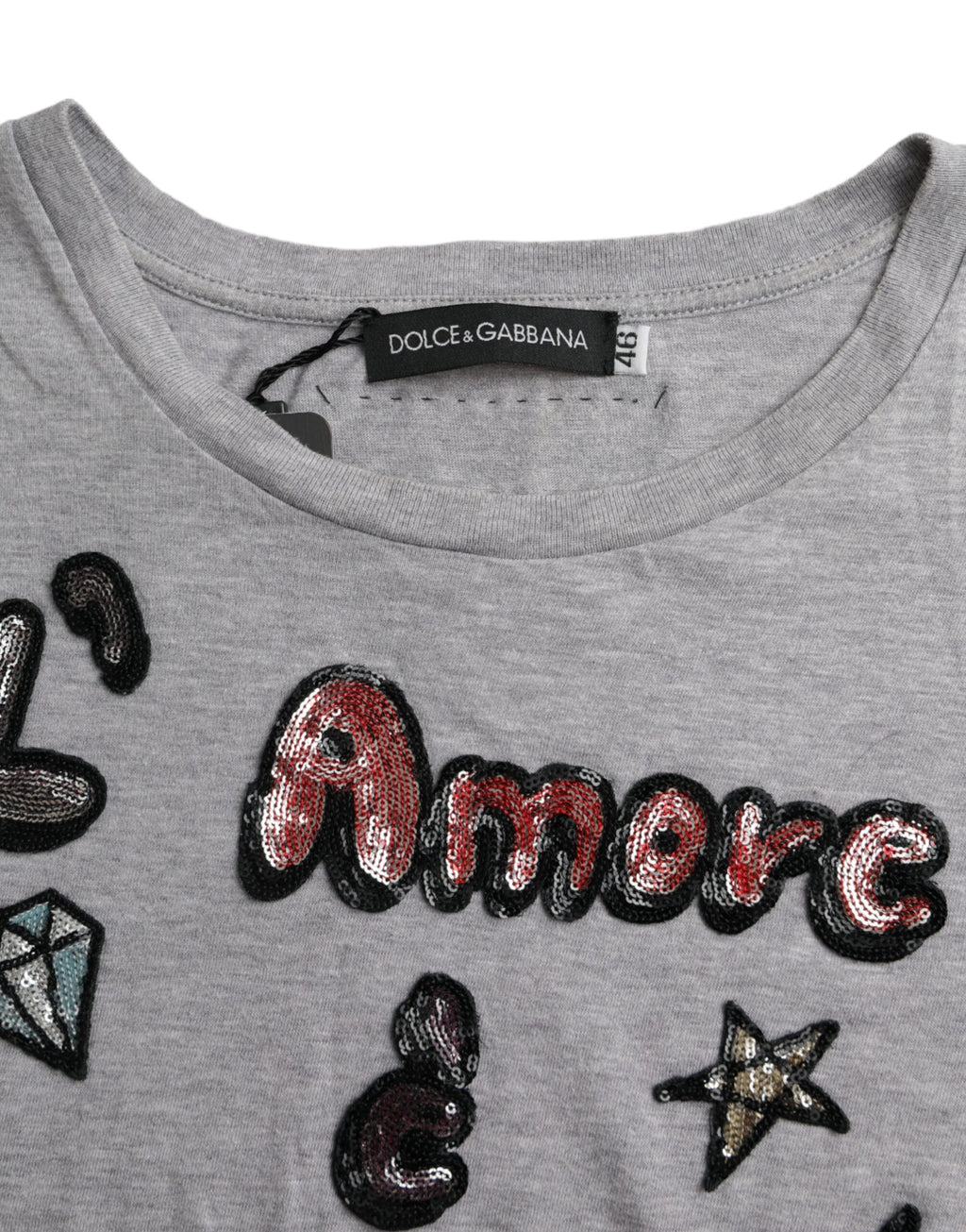 Dolce & Gabbana Grey T-Shirt for Women additional view