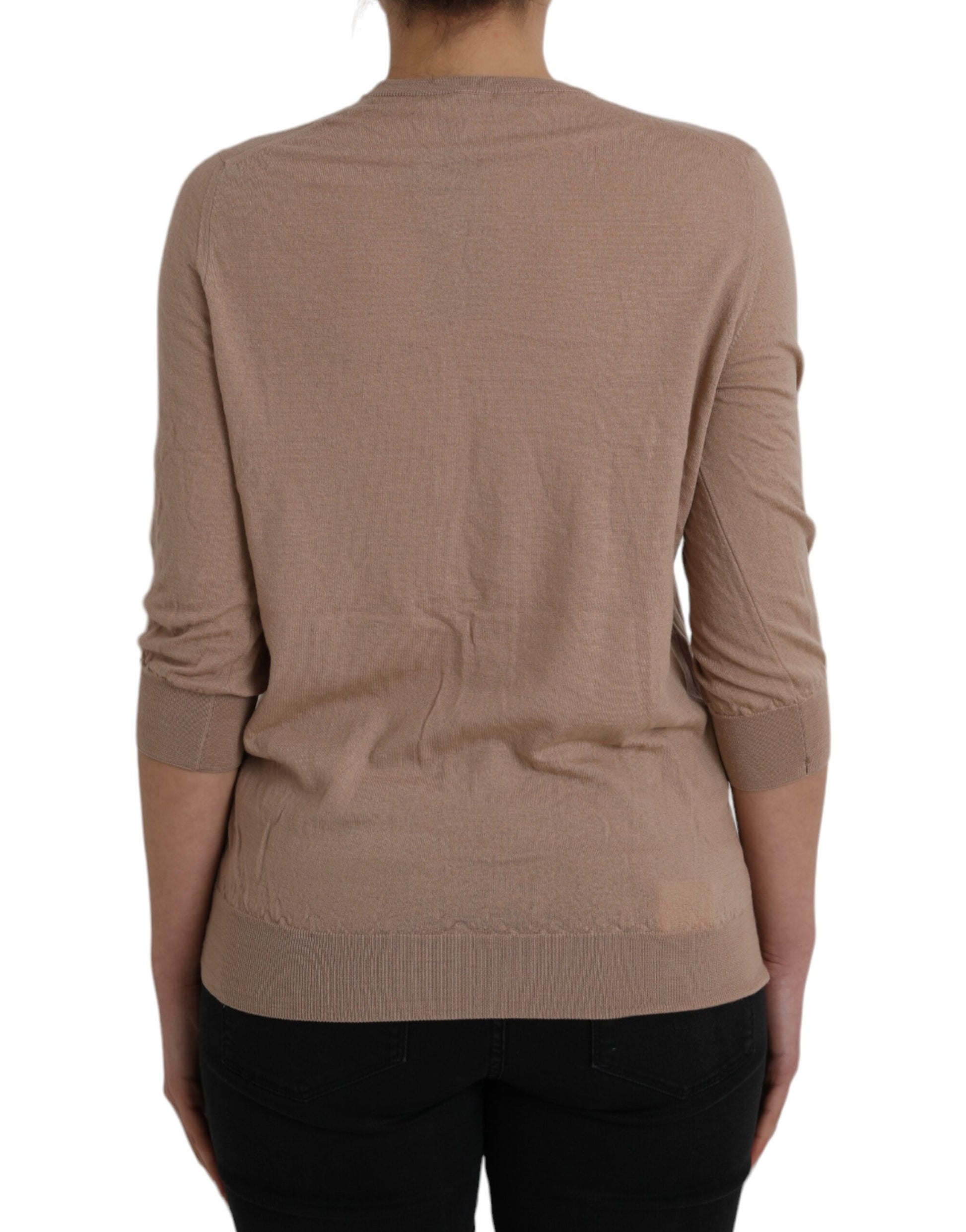 Dolce & Gabbana Brown T-Shirt for Women side view