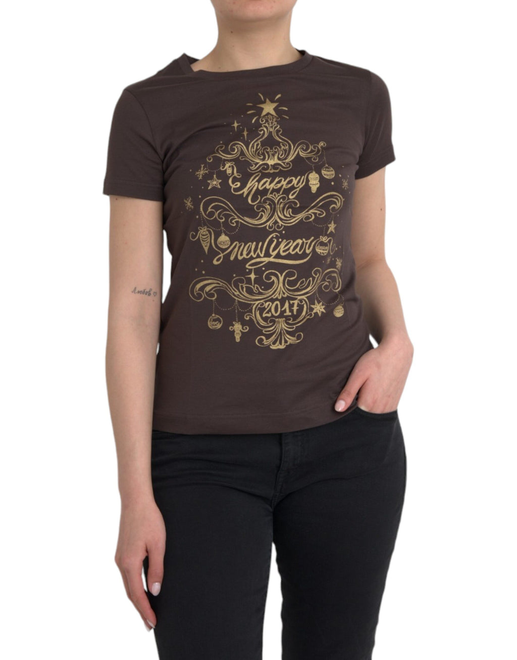 Dolce & Gabbana Brown T-Shirt for Women