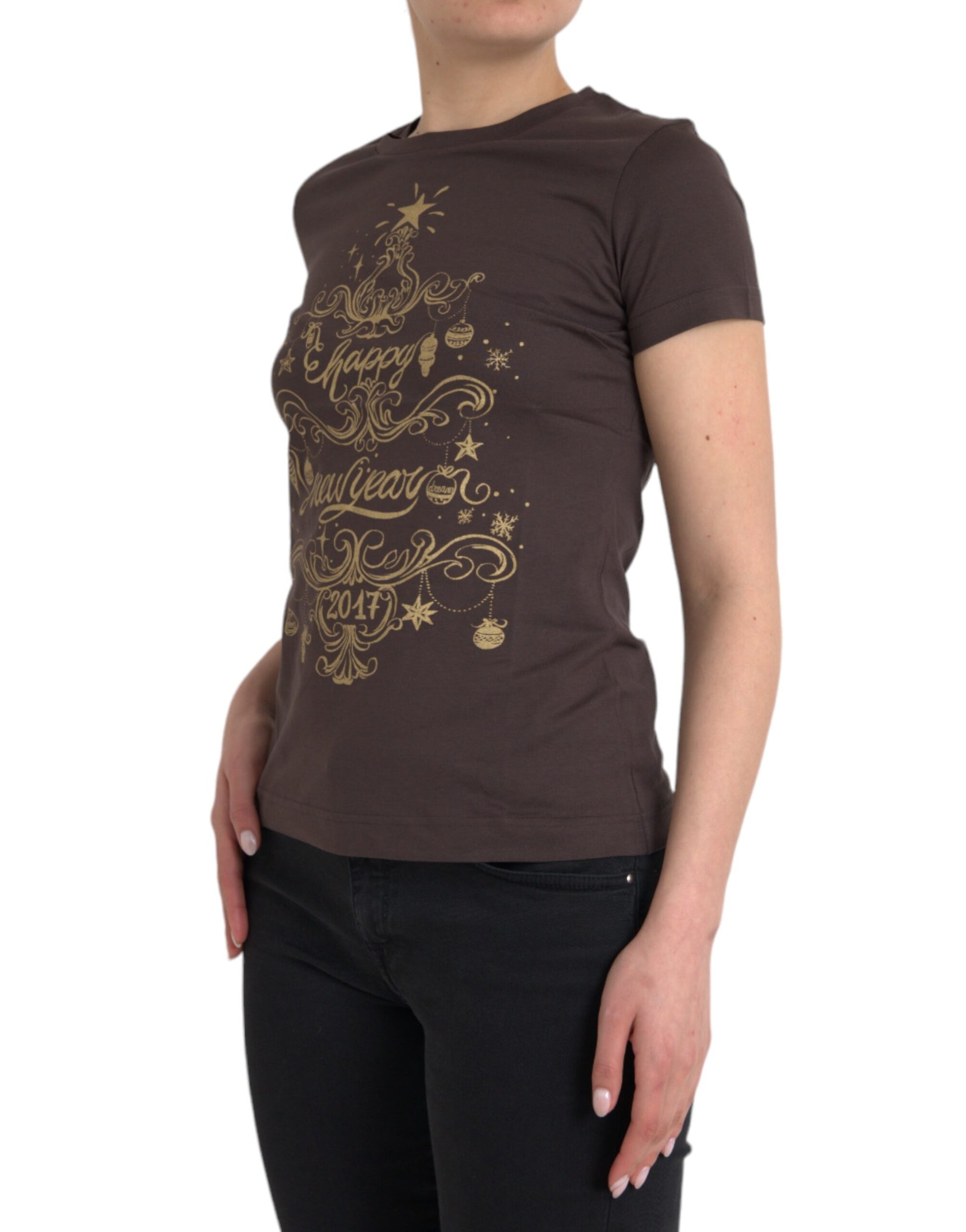 Dolce & Gabbana Brown T-Shirt for Women alternate view