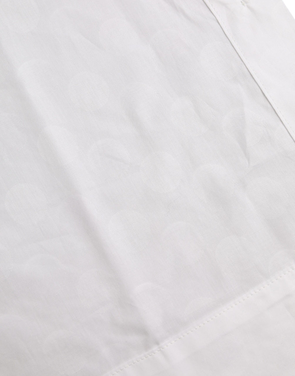 Haut polo Dolce & Gabbana blanc à col et manches courtes