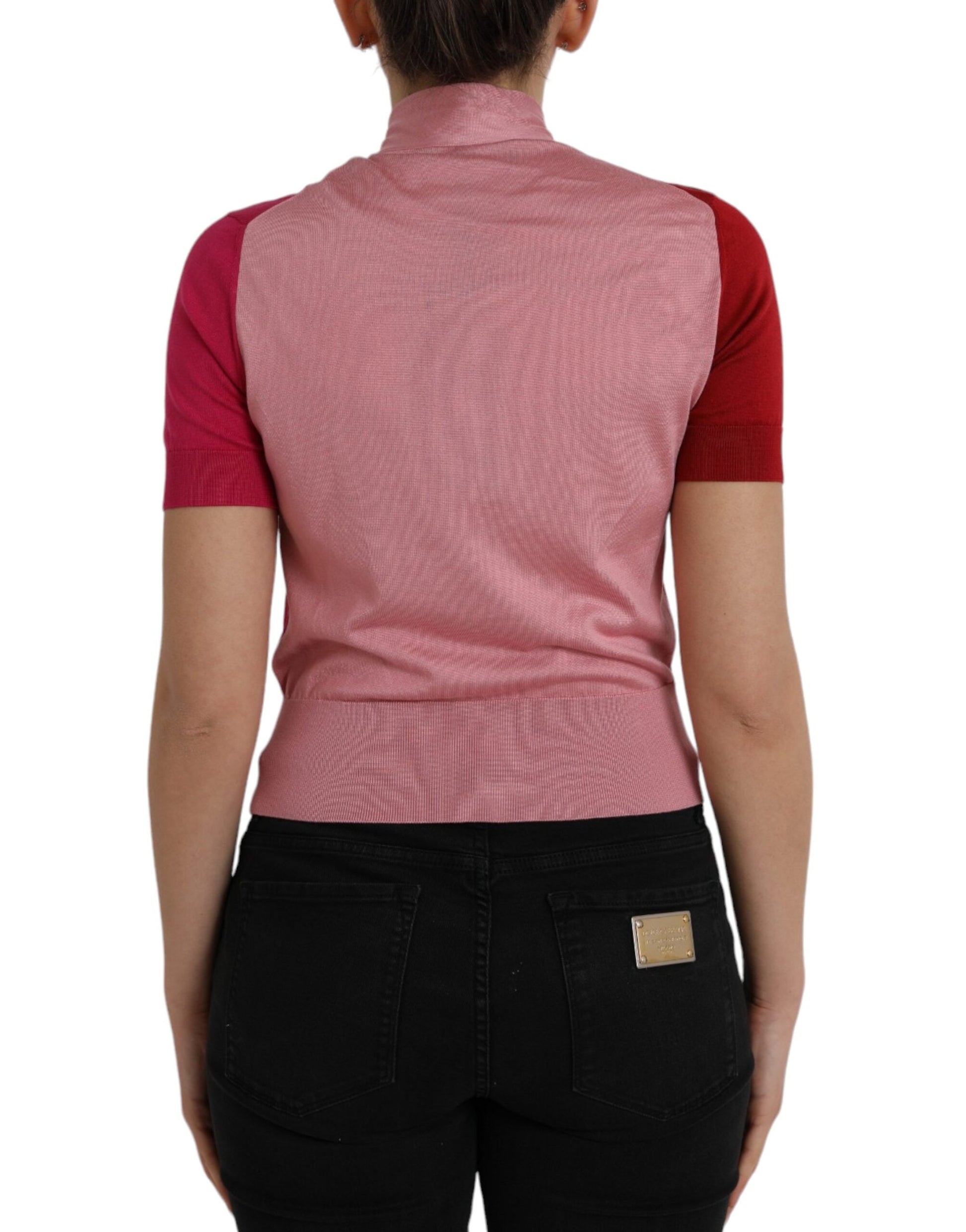 Dolce & Gabbana Pink T-Shirt for Women detail view