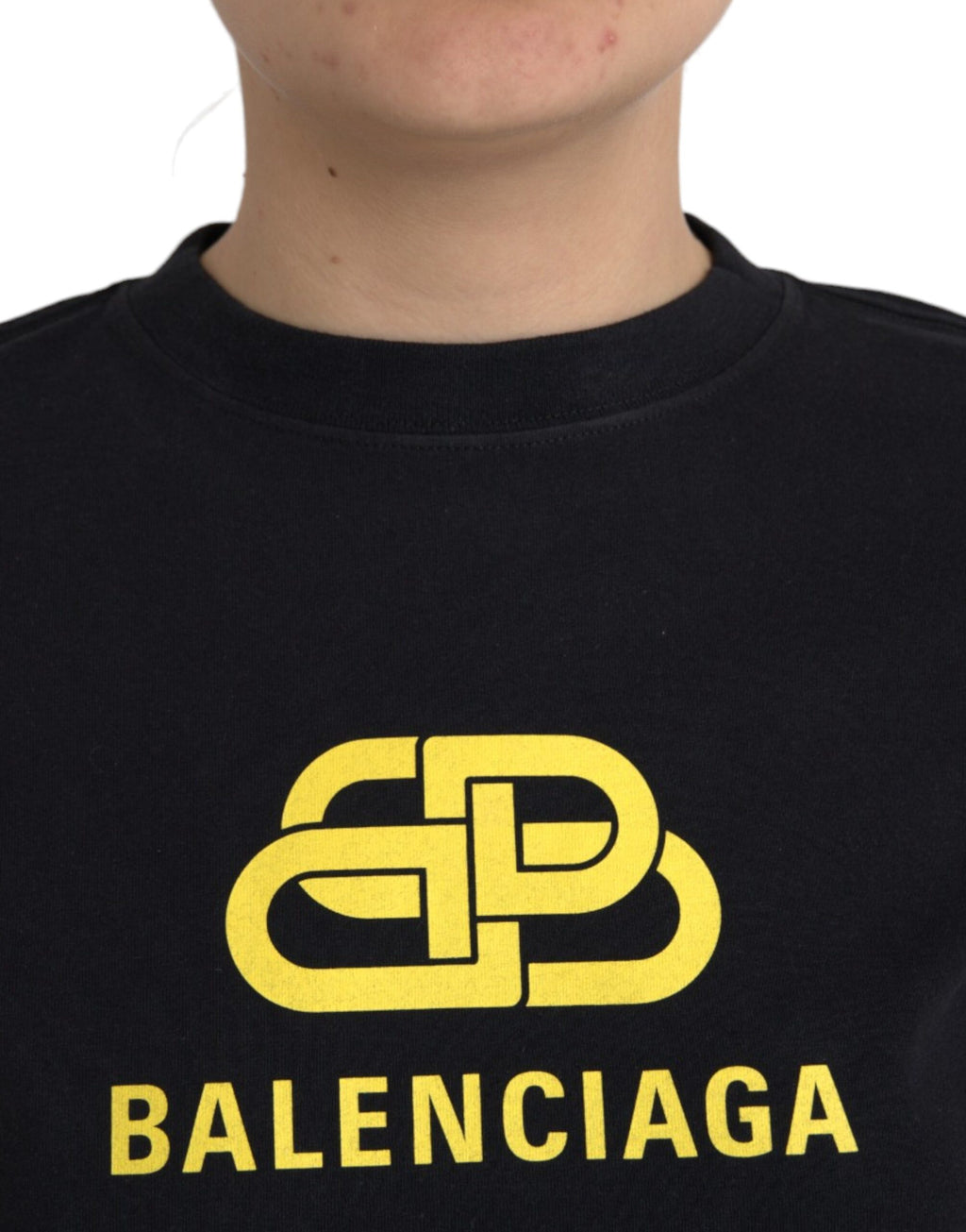 Balenciaga Black T-Shirt for Women side view