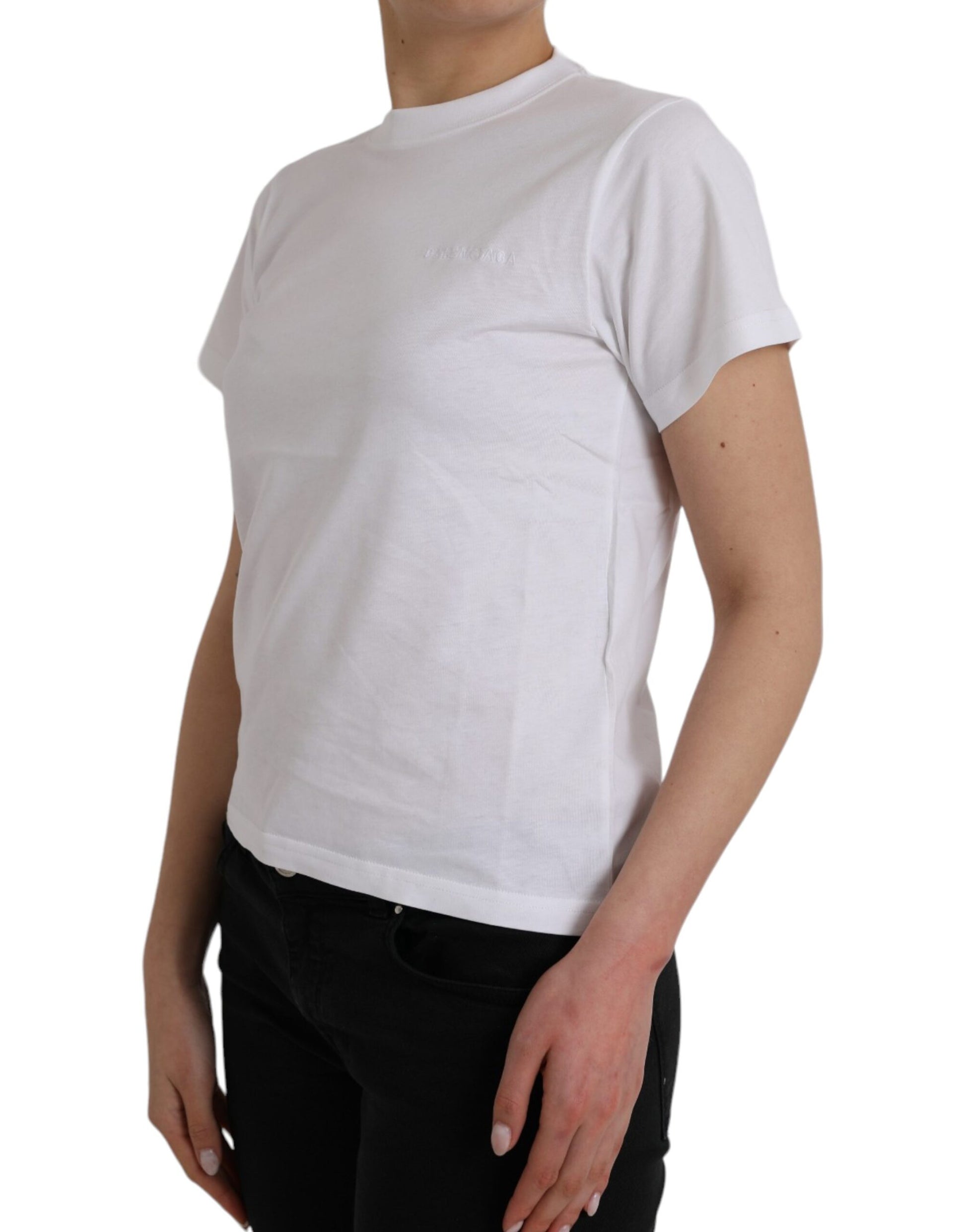 Balenciaga White T-Shirt for Women detail view