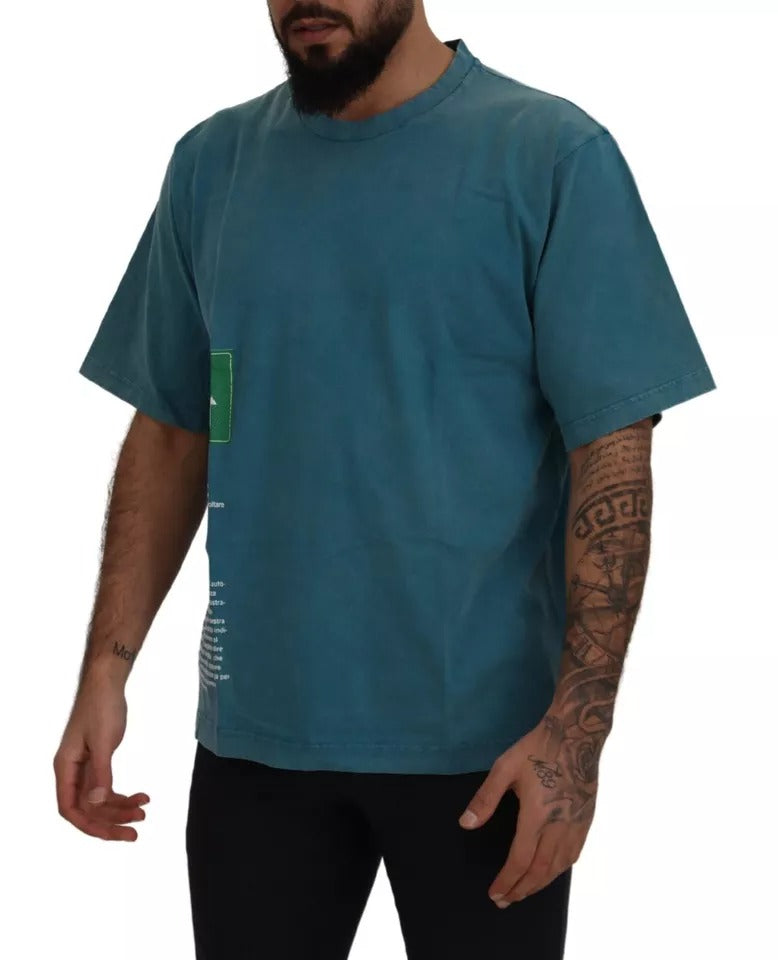 Dolce & Gabbana Blue T-Shirt for Men detail view