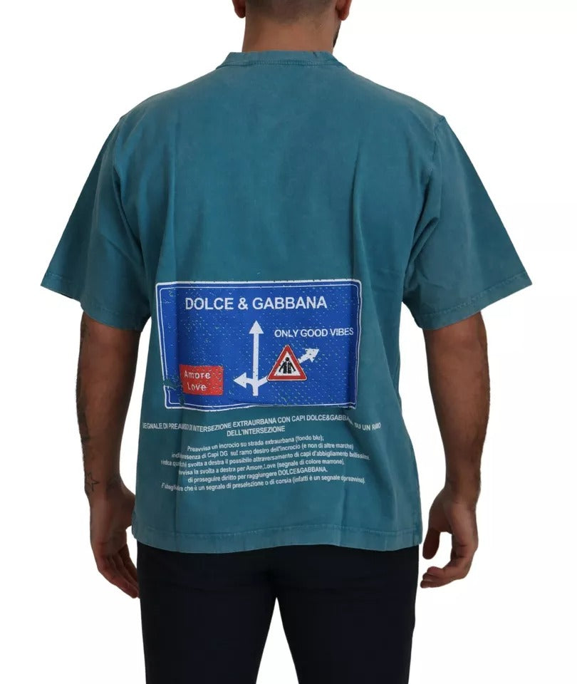 Dolce & Gabbana Blue T-Shirt for Men additional view