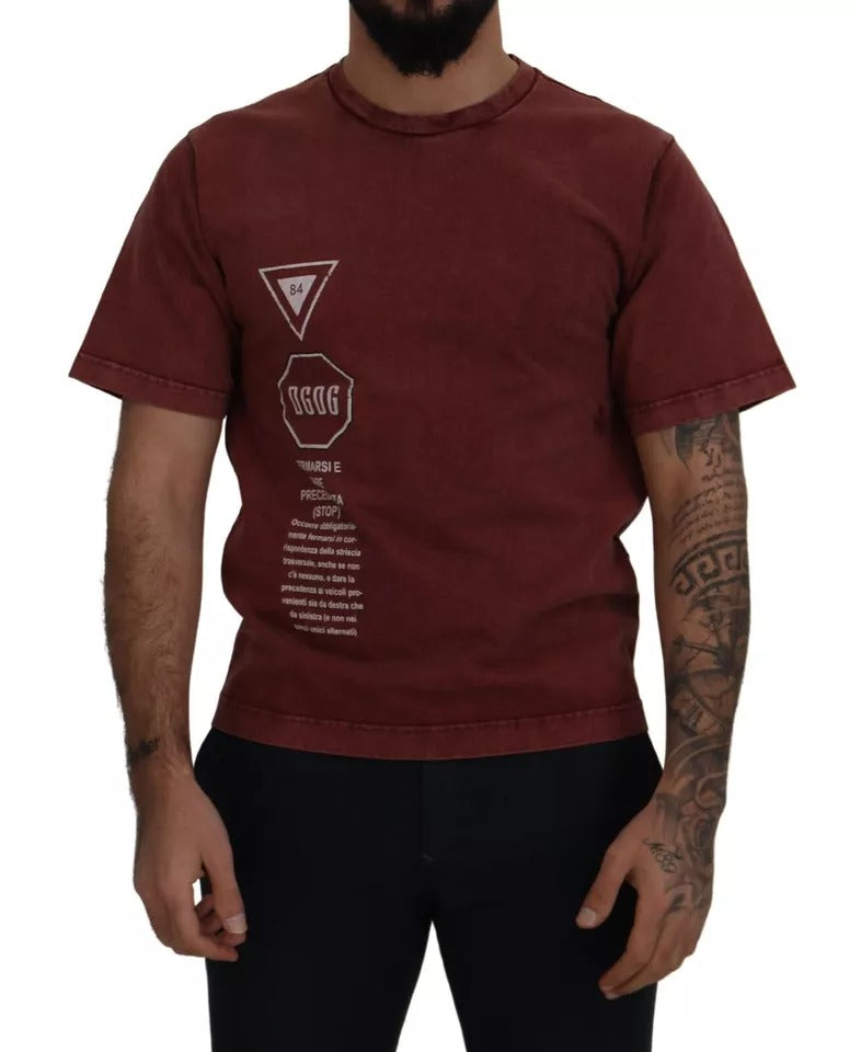 Dolce & Gabbana Red T-Shirt for Men