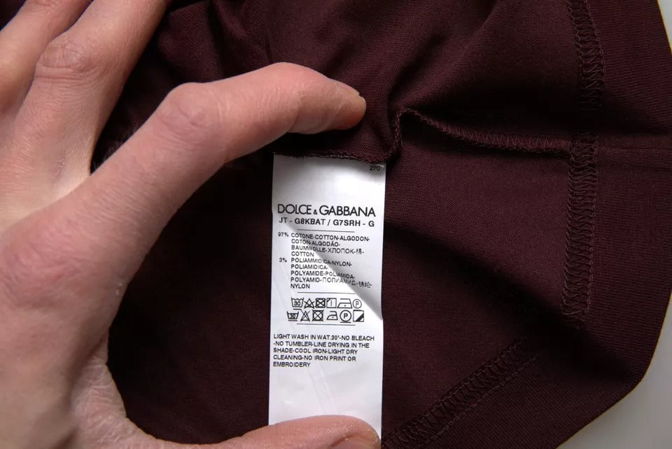 Dolce & Gabbana Red T-Shirt for Men detail view