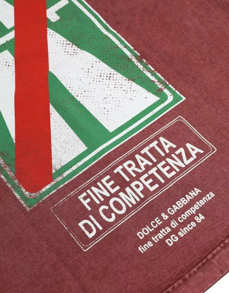 Dolce & Gabbana Red T-Shirt for Men detail view