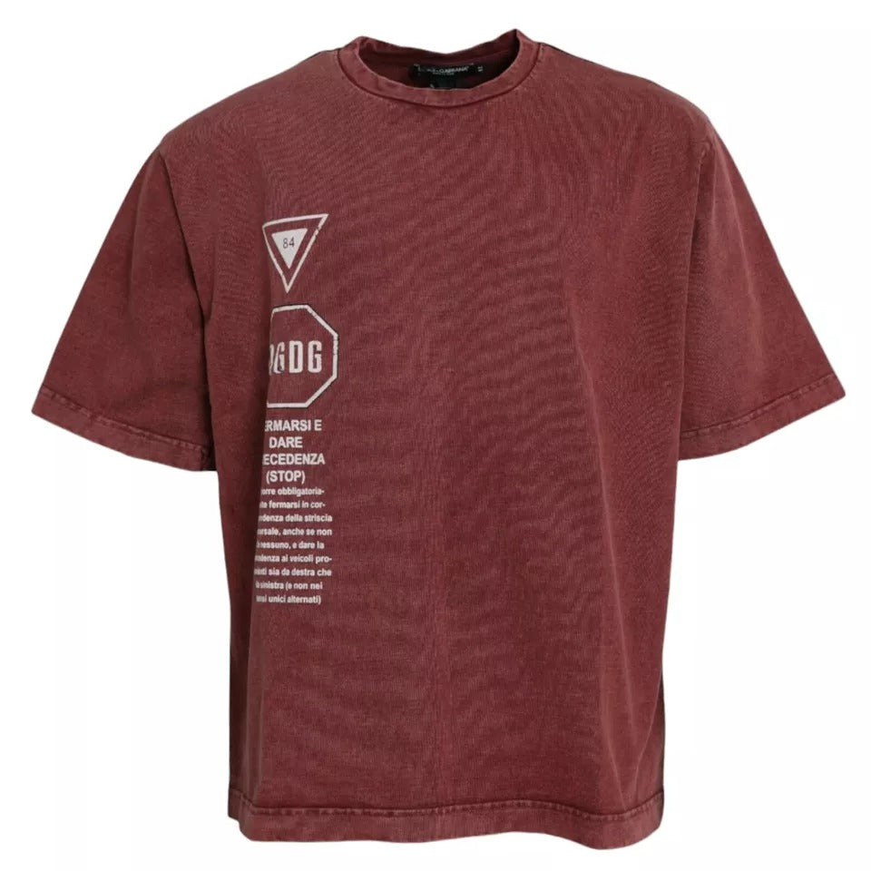 Dolce & Gabbana Red T-Shirt for Men