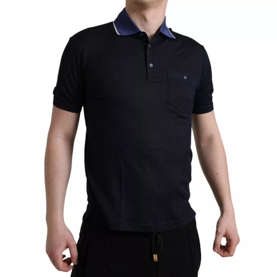 Dolce & Gabbana Blue Polo Shirt for Men alternate view