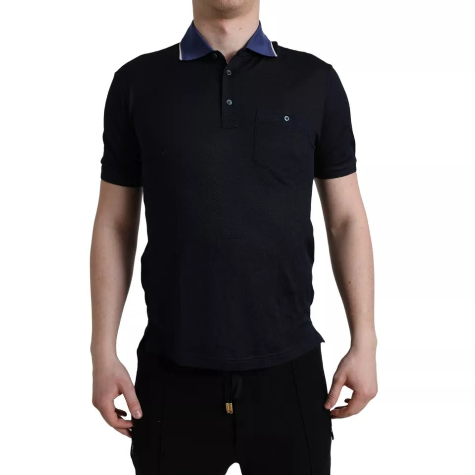 Dolce & Gabbana Blue Polo Shirt for Men