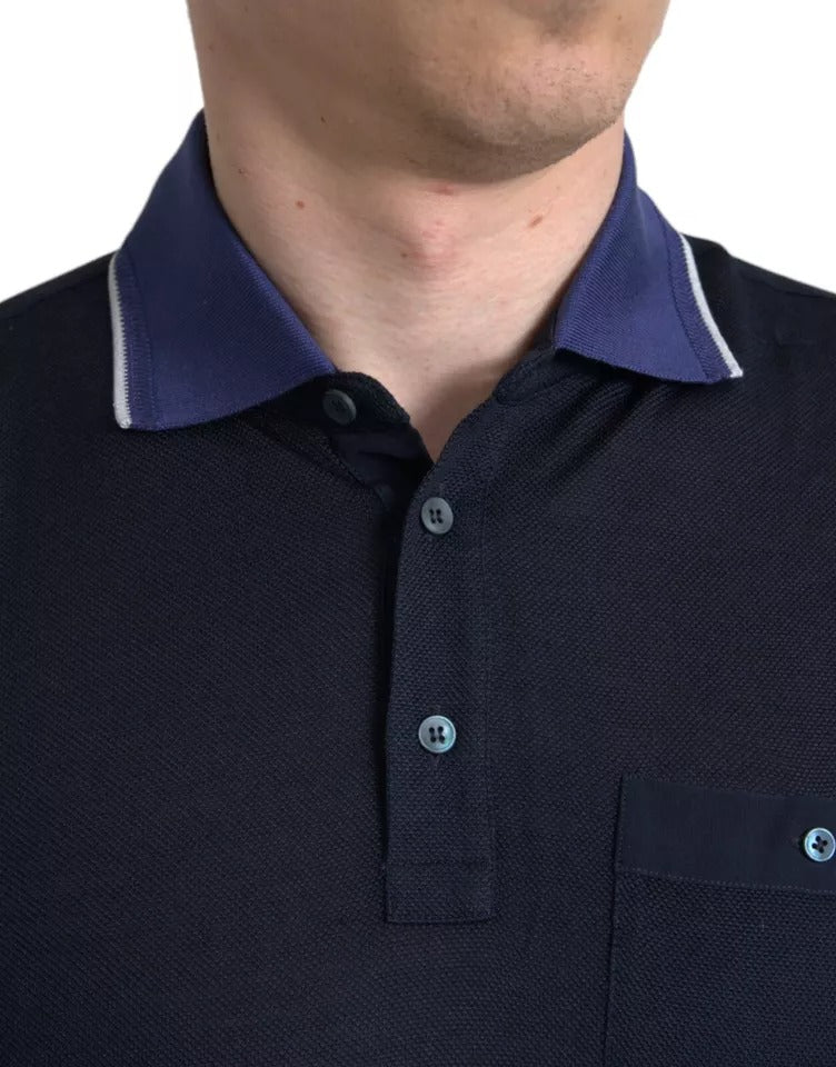 Dolce & Gabbana Blue Polo Shirt for Men additional view