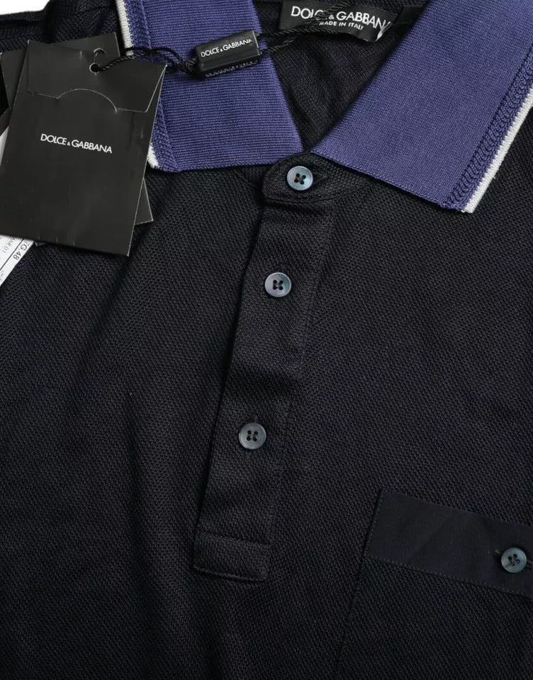 Dolce & Gabbana Blue Polo Shirt for Men additional view