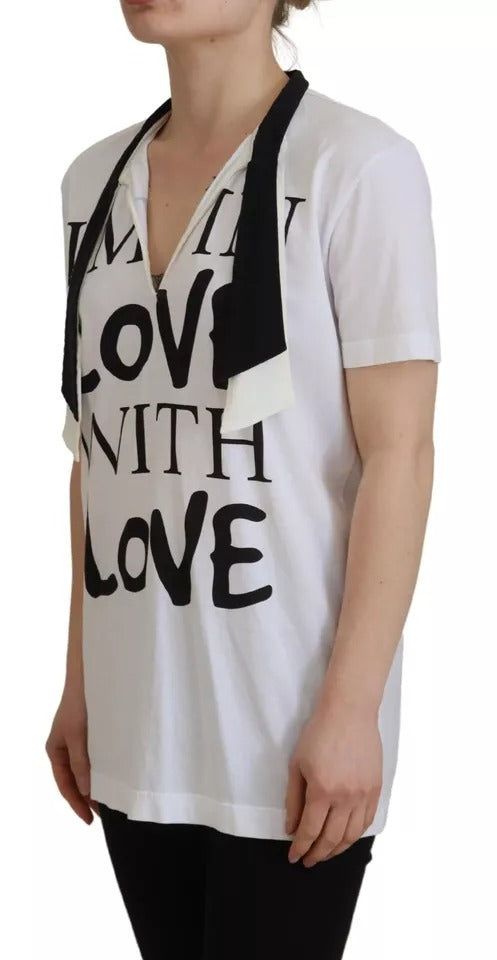 Dolce & Gabbana White Short-Sleeve Shirt for Women alternate view