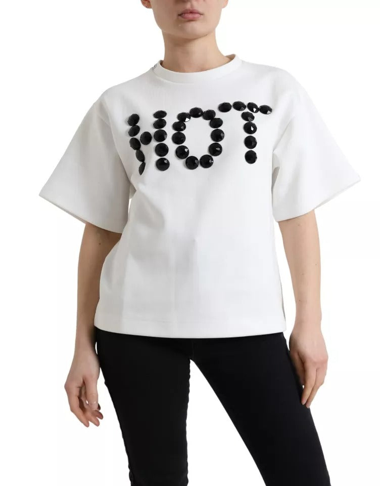 Dolce & Gabbana White T-Shirt for Women side view