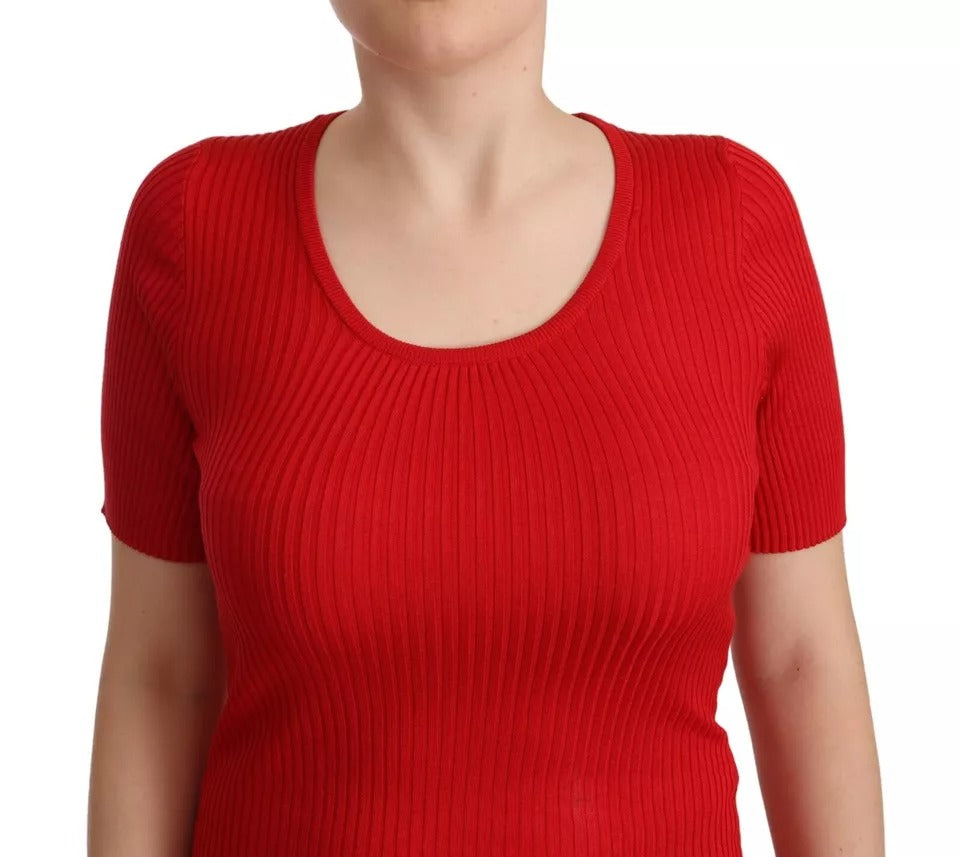 Dolce & Gabbana Red T-Shirt for Women side view