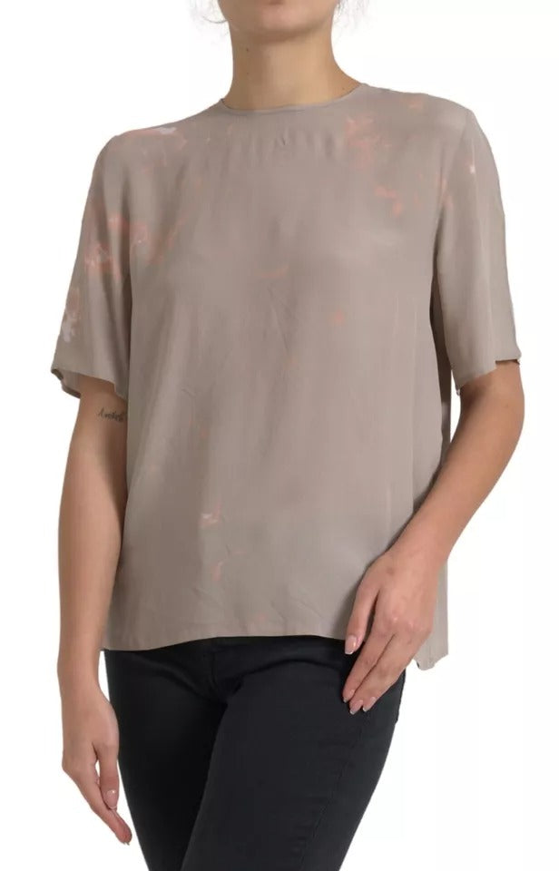 Dolce & Gabbana Brown T-Shirt for Women side view