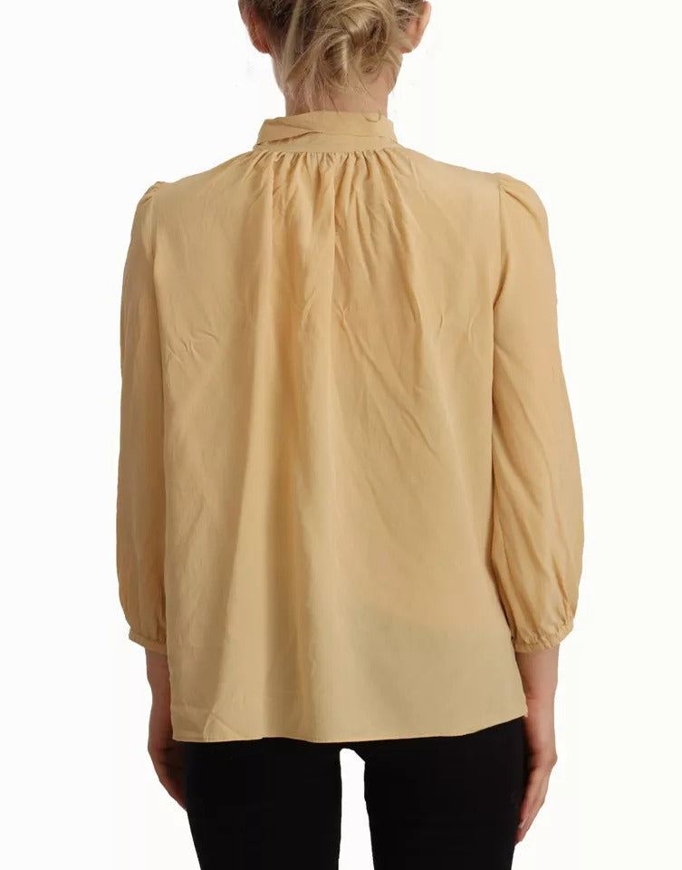 Dolce & Gabbana Yellow Blouse for Women detail view