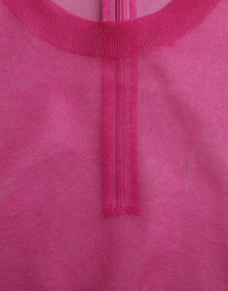 Dolce & Gabbana Pink Long Sleeve T-Shirt for Women additional view