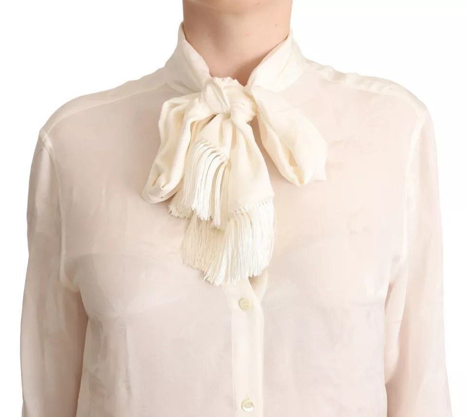 Dolce & Gabbana White Blouse for Women side view