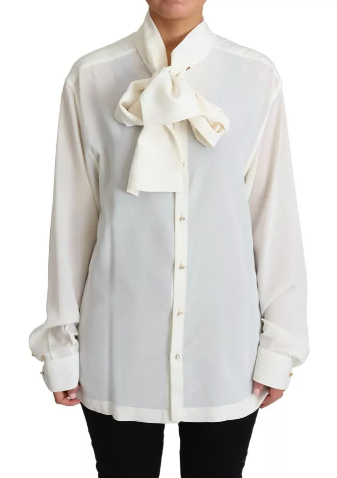 Dolce & Gabbana White Blouse for Women side view