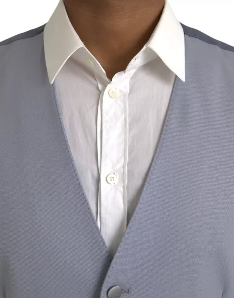 Dolce & Gabbana Blue Waistcoats for Men additional view