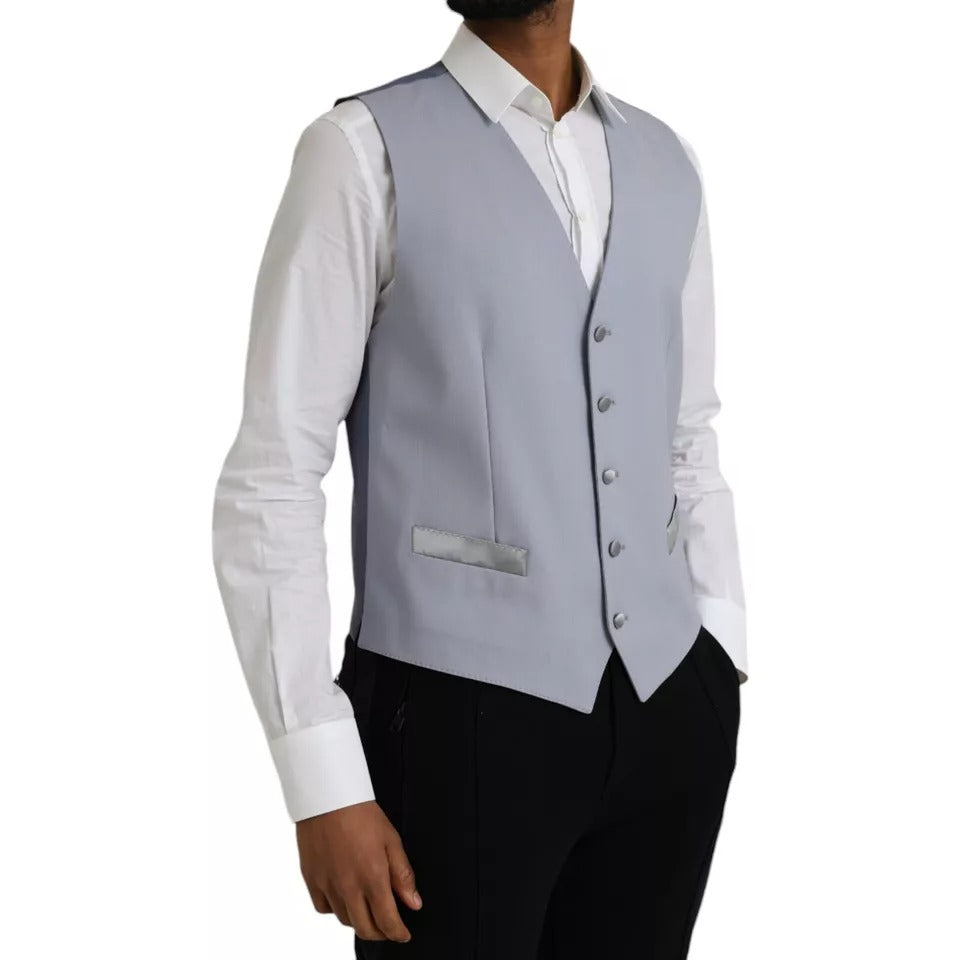 Dolce & Gabbana Blue Waistcoats for Men alternate view