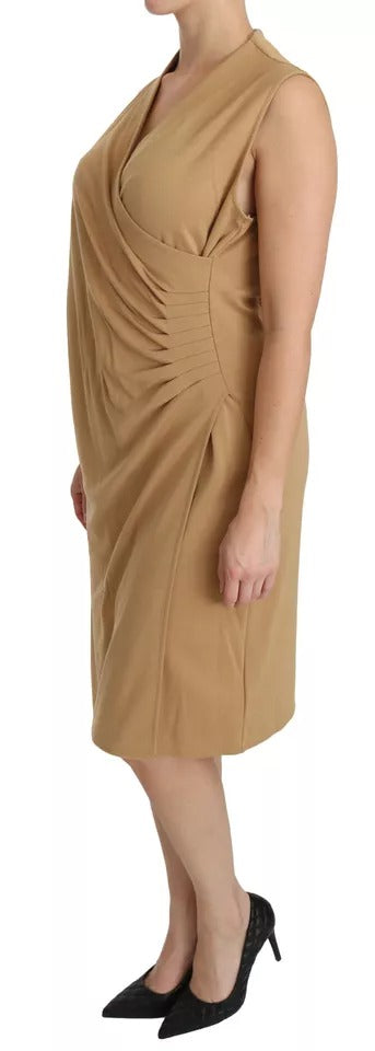 Ralph Lauren Brown Midi Dress for Women detail view