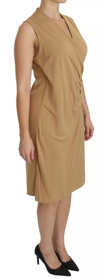 Ralph Lauren Brown Midi Dress for Women side view