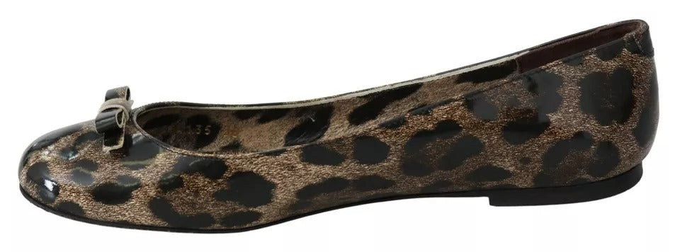 Dolce & Gabbana Brown Ballet Flats for Women alternate view