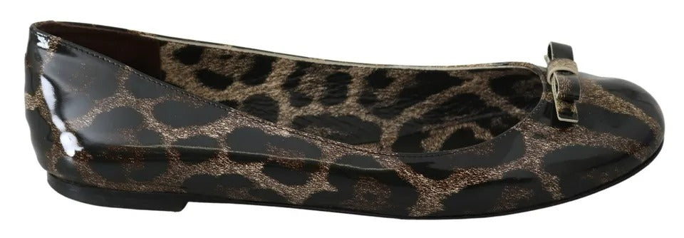 Dolce & Gabbana Brown Ballet Flats for Women additional view