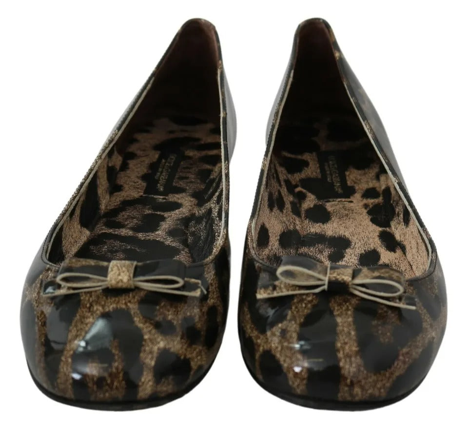Dolce & Gabbana Brown Ballet Flats for Women additional view