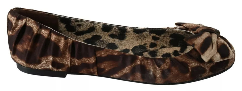 Dolce & Gabbana Brown Ballet Flats for Women additional view