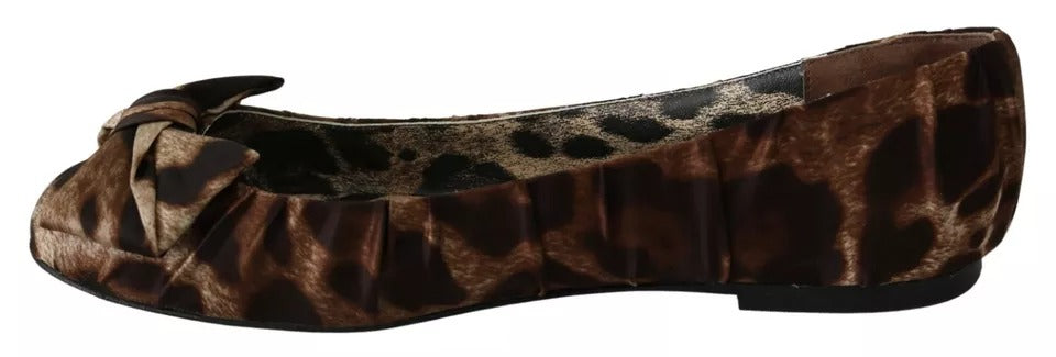 Dolce & Gabbana Brown Ballet Flats for Women additional view