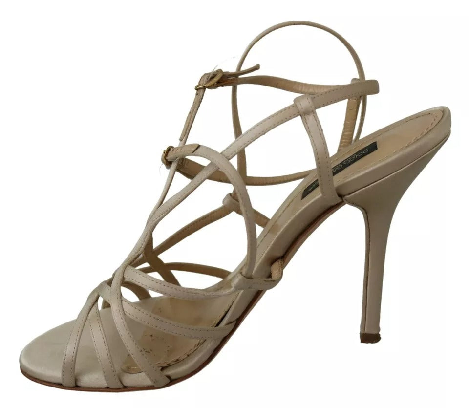 Dolce & Gabbana Gold Stiletto Heels for Women additional view