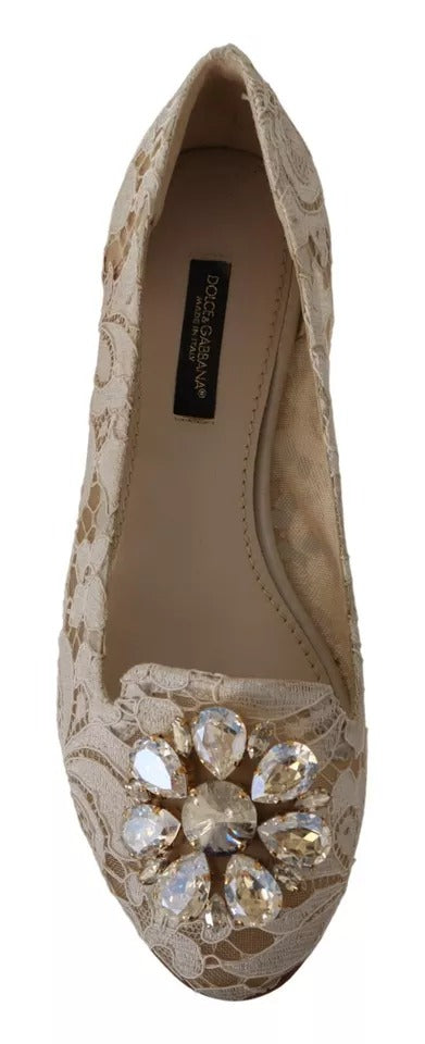 Dolce & Gabbana Beige Ballet Flats for Women additional view