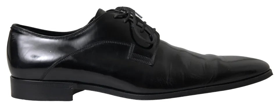 Chaussures de ville habillées Dolce & Gabbana en cuir poli noir