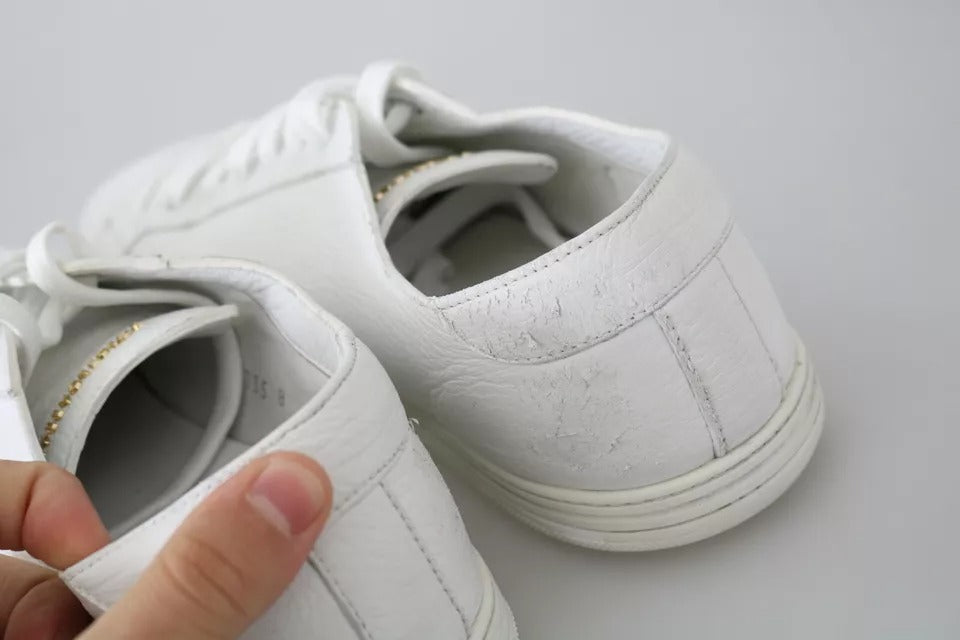 Dolce & Gabbana White Low Top Sneakers for Men alternate view