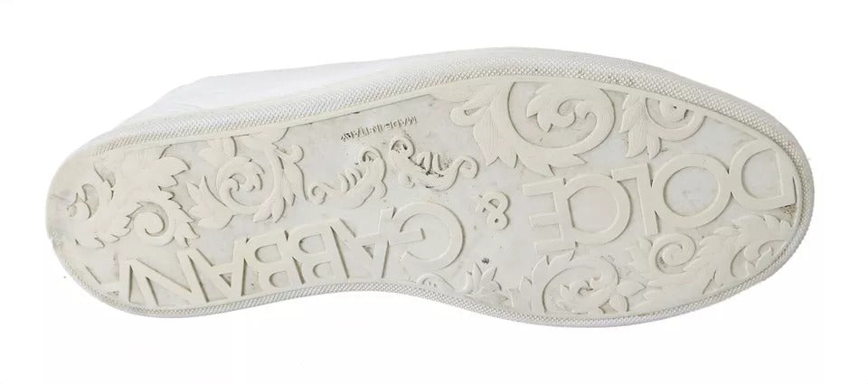 Dolce & Gabbana White Low Top Sneakers for Men additional view