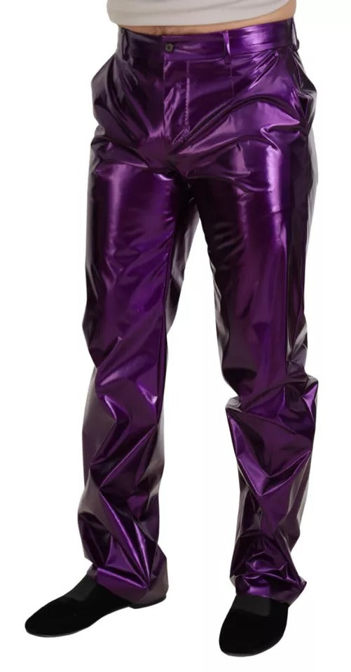 Dolce & Gabbana Purple Casual Pants for Men side view