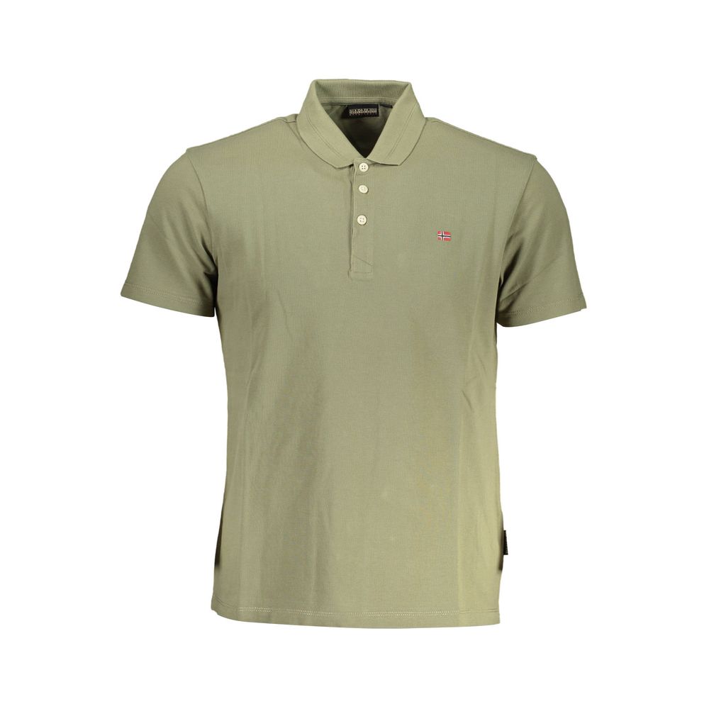 Napapijri Green Polo Shirt for Men